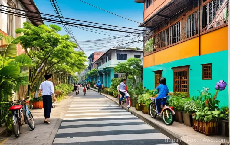 집단지성을 통한 지속 가능한 발전 - **An engaging visual representing the synergy of AI and digital transformation in empowering the Vie...