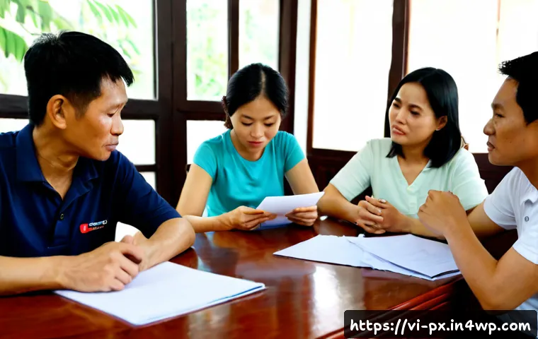 집단지성의 직면한 도전 과제 - Photorealistic community problem-solving workshop in modern Hanoi, diverse Vietnamese adults and an ...